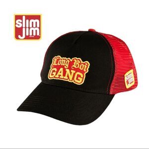 NEW Slim Jim Embroidered Long Boi Gang Trucker Cap Hat